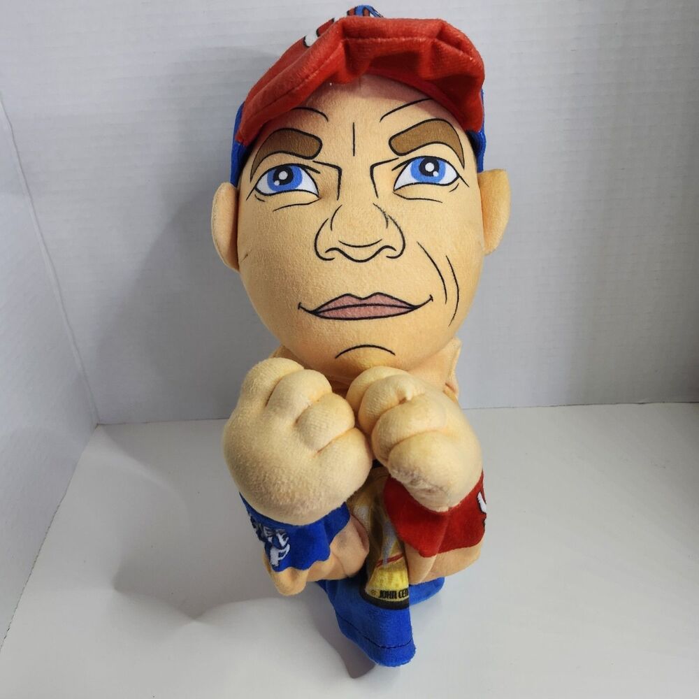 WWE Rumble John Cena Fighting Puppet Plush W/ Sound Effects Wrestling